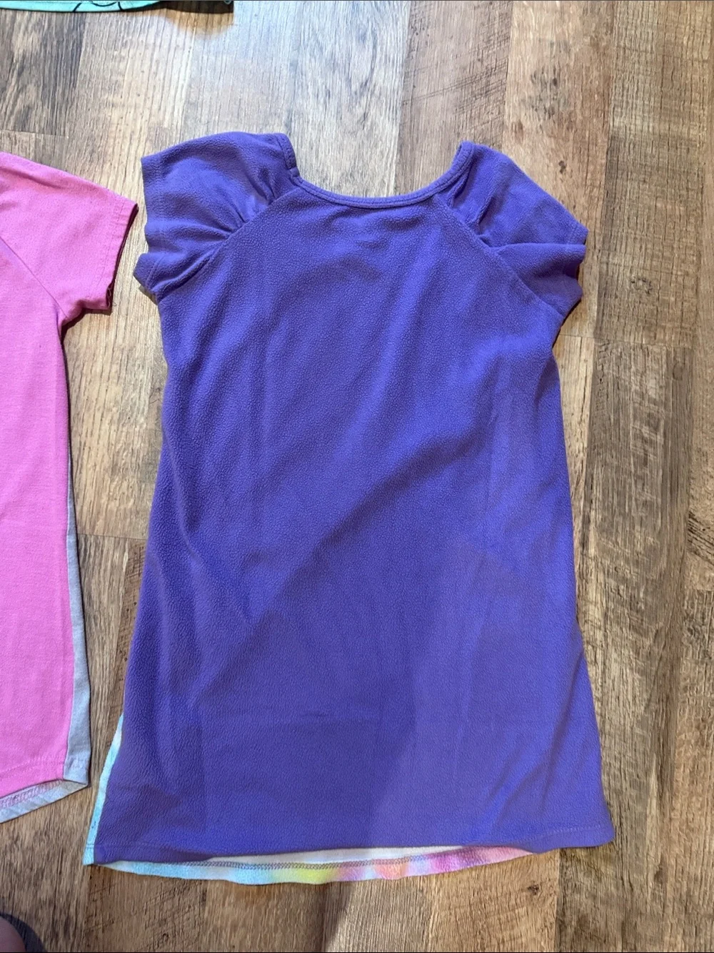 Girls Purple and Pink Graphic Pajama Nightgown 3 Pack - Size 6